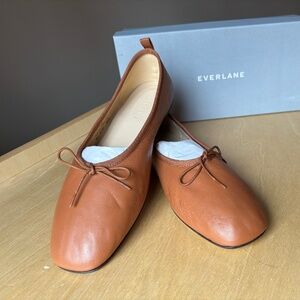 NWT Everlane day Ballet flats  toasted almond brown women's size 8.5